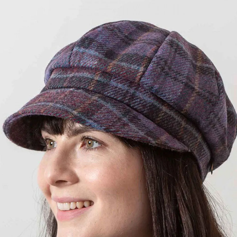 Newsboy Cap, Heather Check