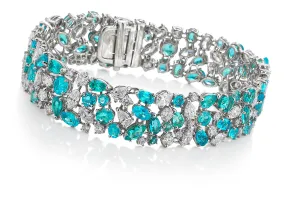 Paraiba Tourmaline Cobblestone Bracelet