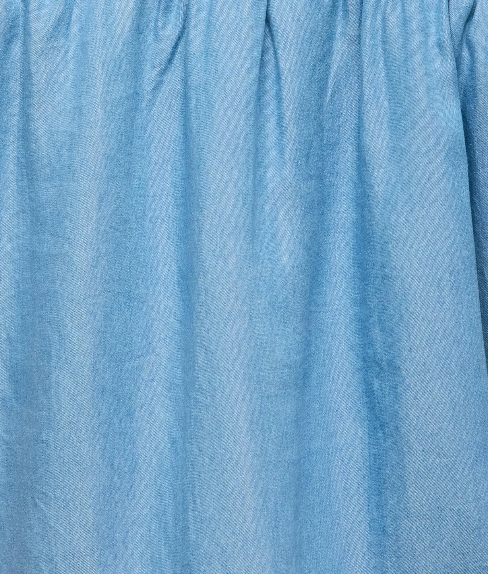 Phoebe Ruffle Sleeve Top :: Chambray