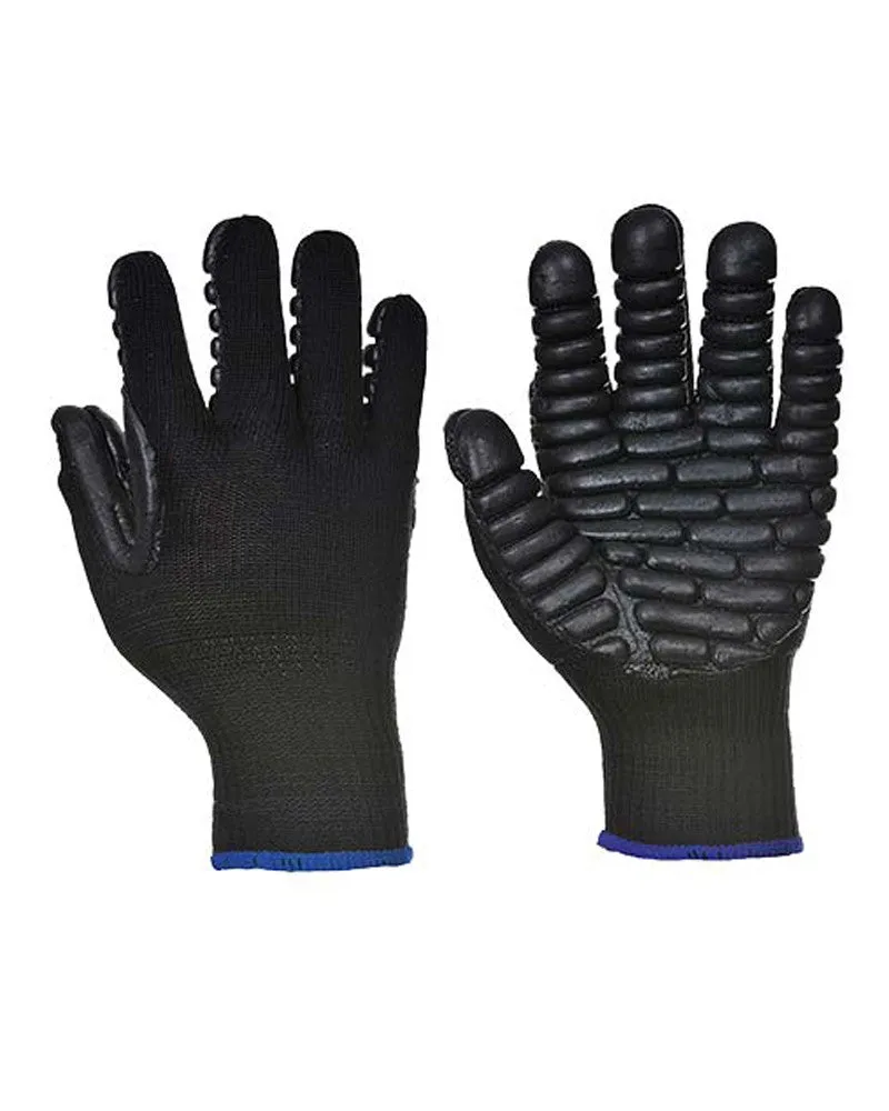 Portwest Black Anti Vibration Glove