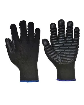 Portwest Black Anti Vibration Glove