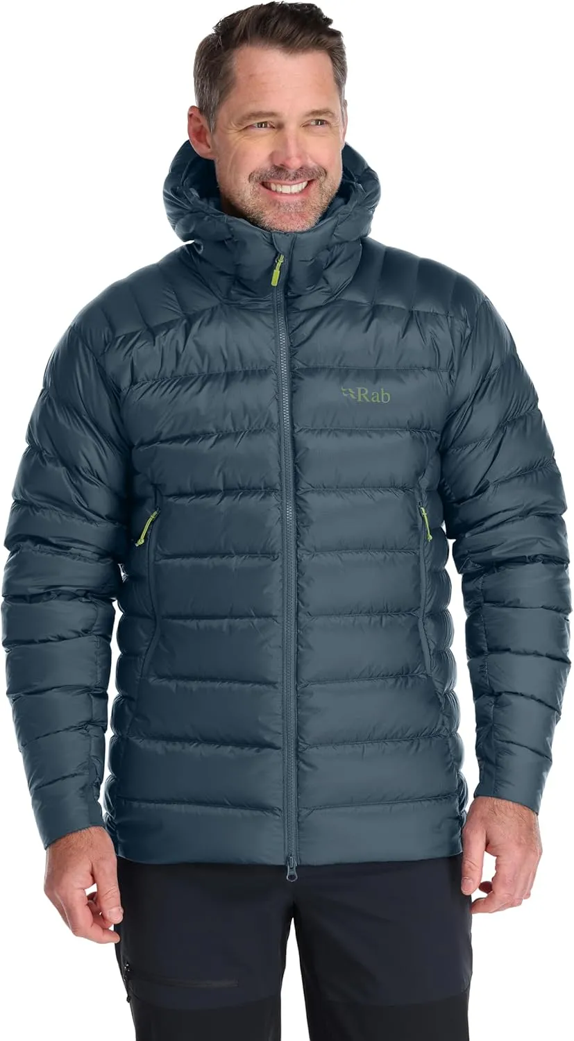 Rab Men's Electron Pro 800-Fill Down Hooded Jacket for Climbing & Mountaineering