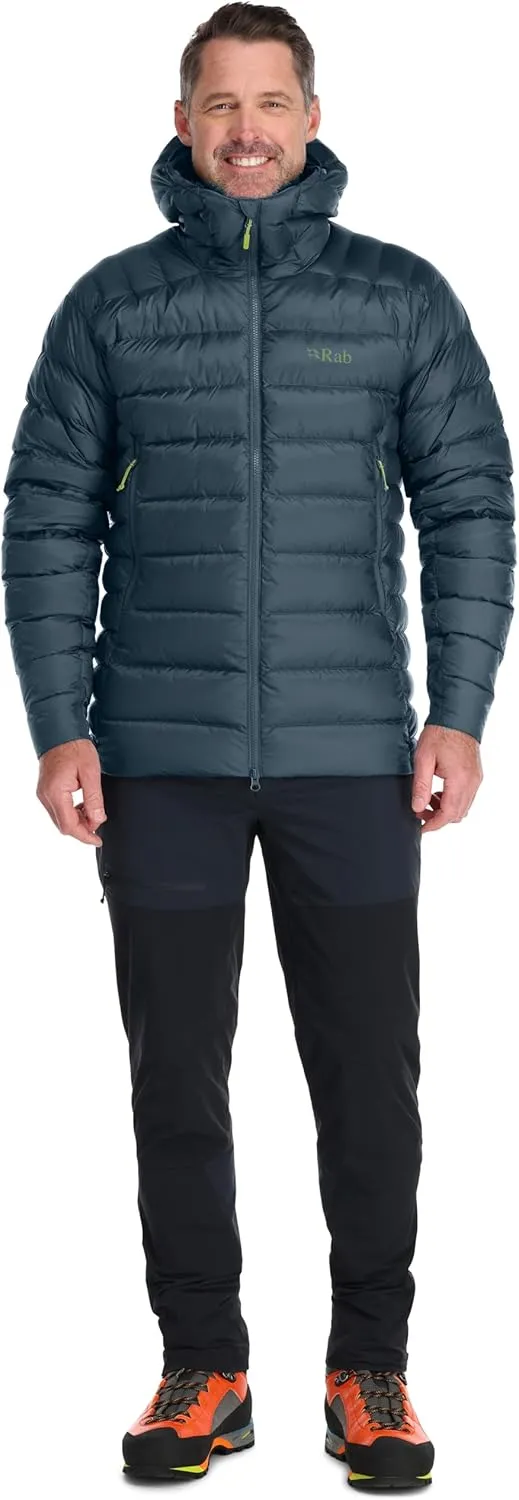 Rab Men's Electron Pro 800-Fill Down Hooded Jacket for Climbing & Mountaineering