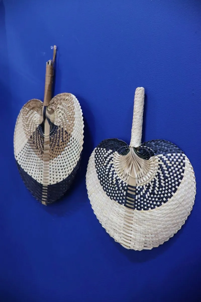 Rattan Panama Fan
