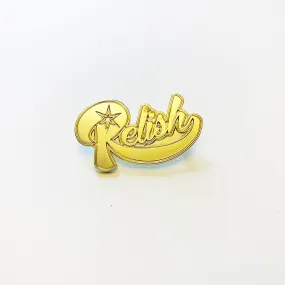 Relish Script - Hat pin