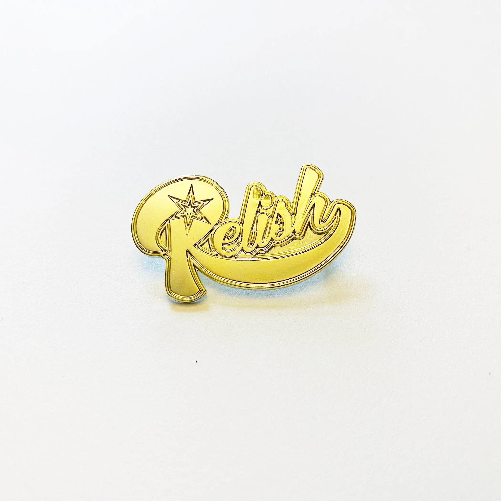 Relish Script - Hat pin