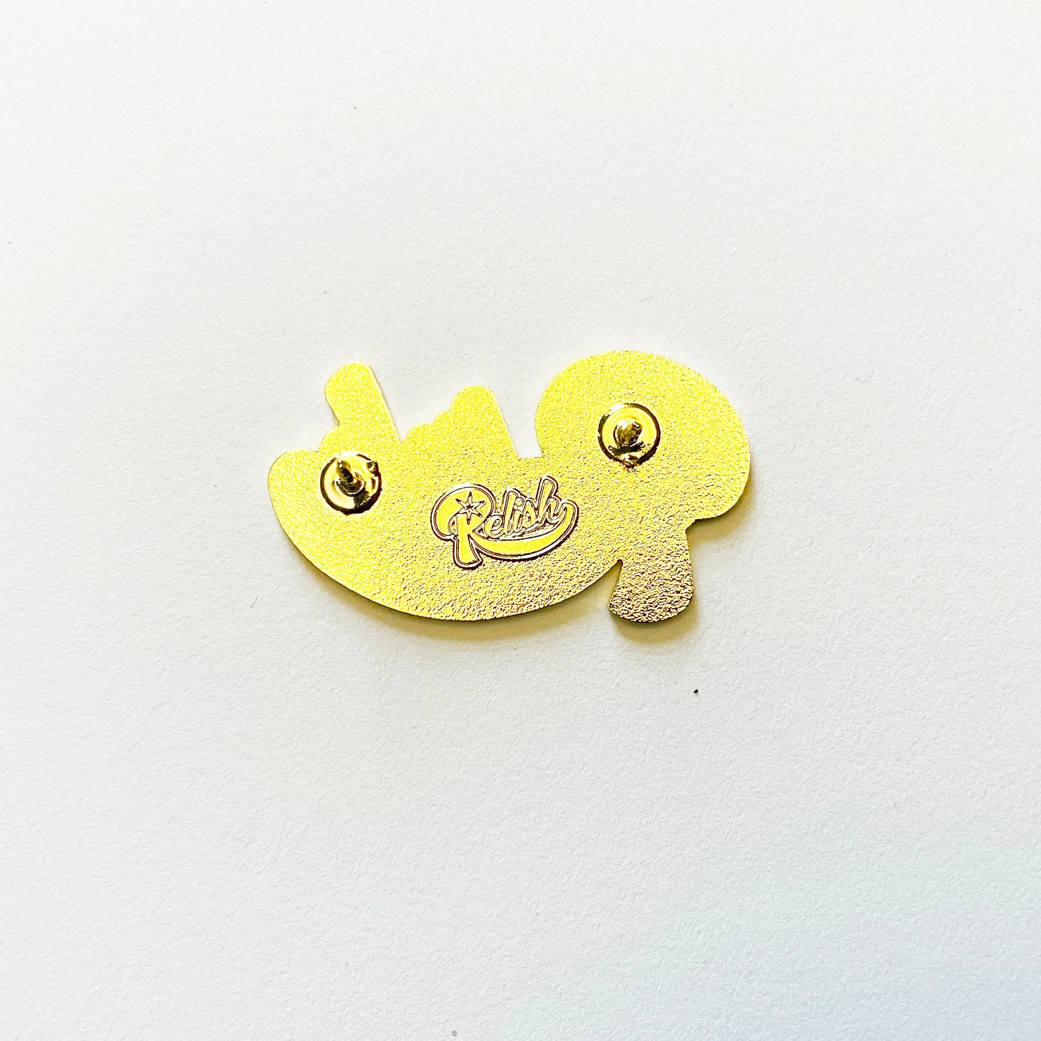 Relish Script - Hat pin