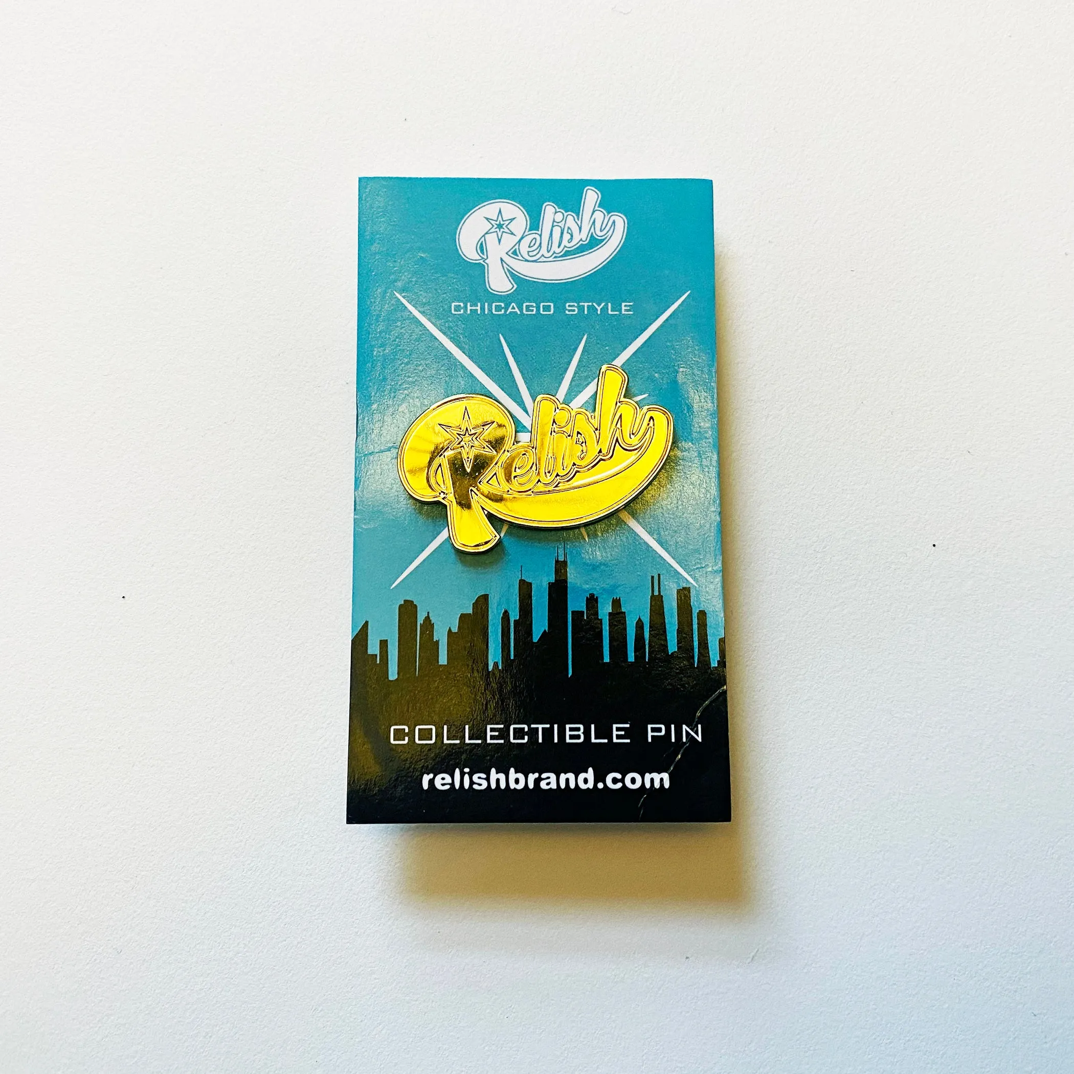 Relish Script - Hat pin