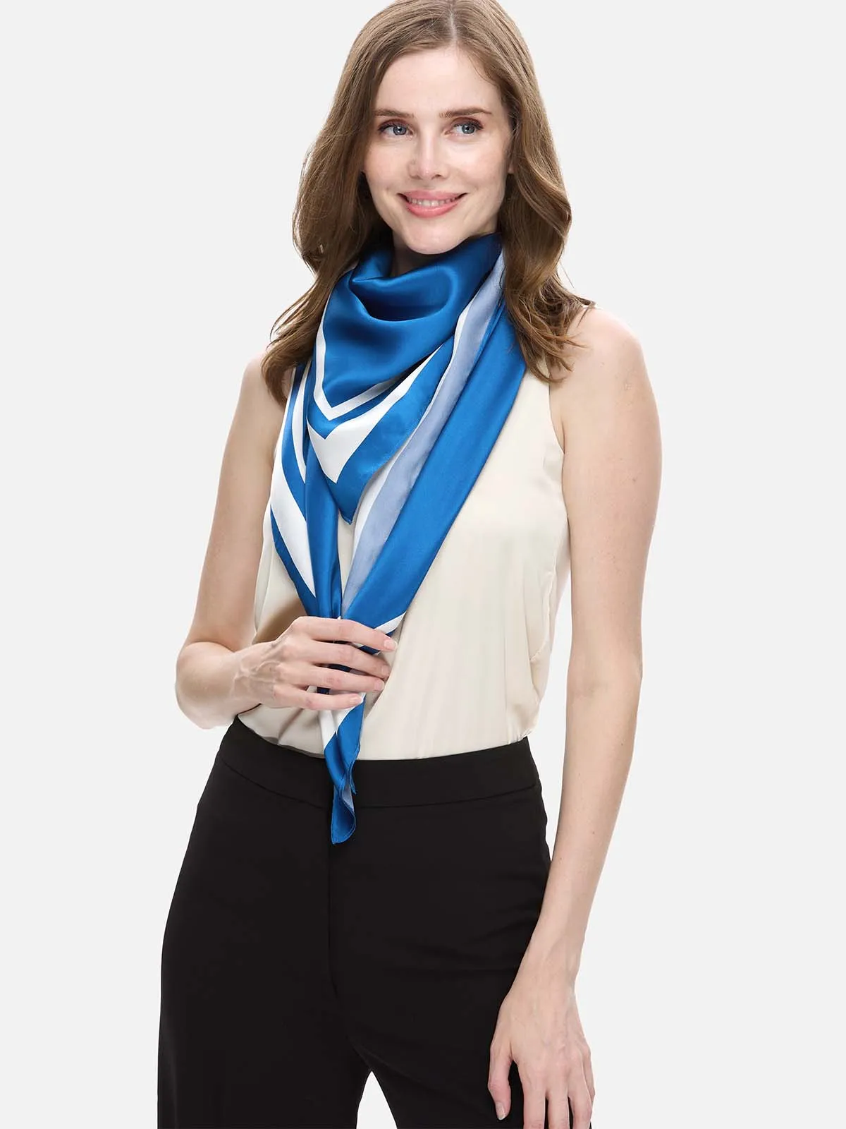 Sapphire Silk Duo Wrap