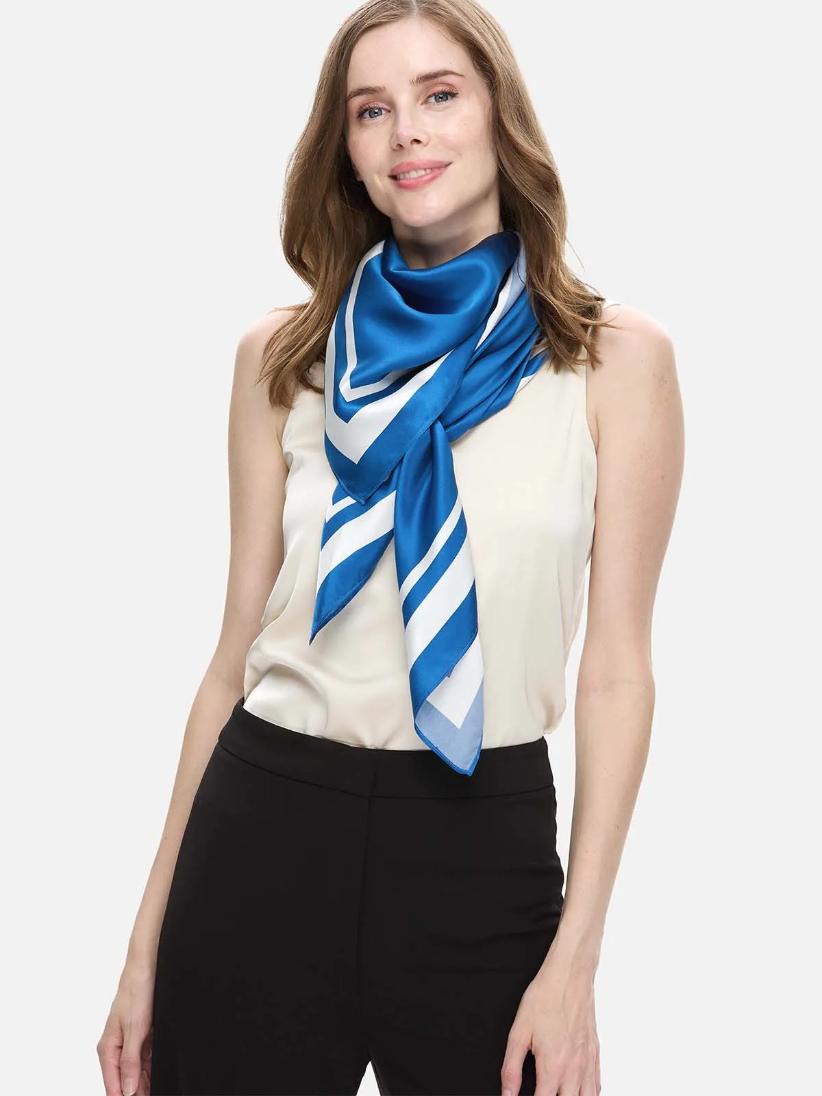 Sapphire Silk Duo Wrap