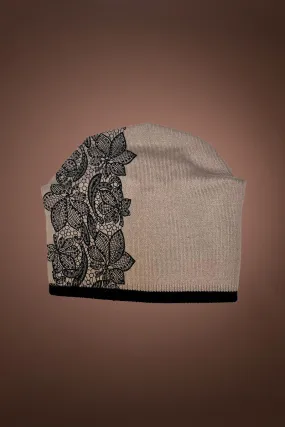 Sofia Embroidered Beanie Hat