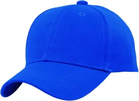 TOP HEADWEAR Blank Kids Youth Baseball Adjustable Hook and Loop Closure Hat