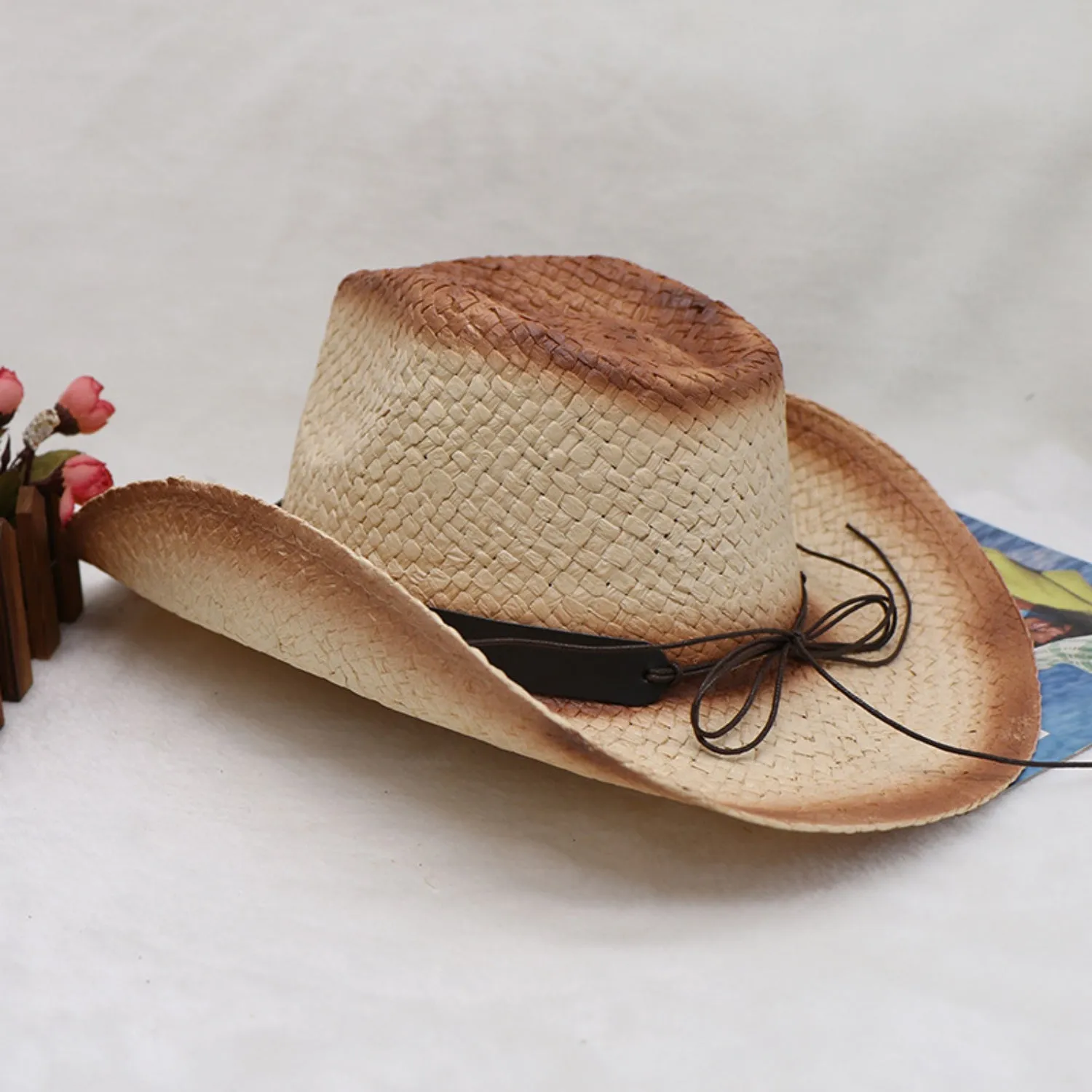 Two-Toned Western Cowboy Hat