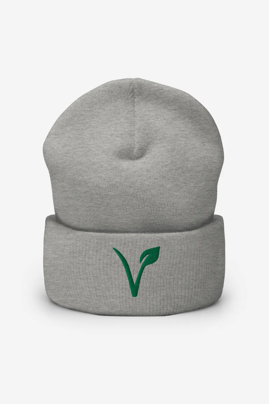V Leaf Cuffed Beanie