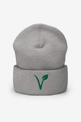 V Leaf Cuffed Beanie