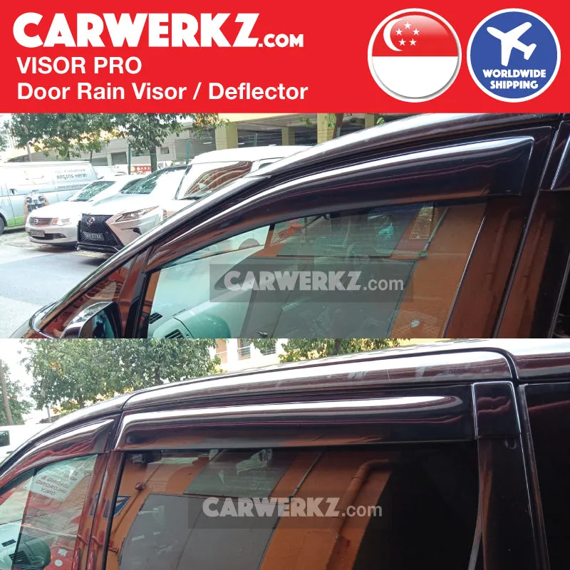 VISOR PRO Toyota Estima Previa Aeras 2006-Current 3rd Generation (XR50) Door Rain Visors