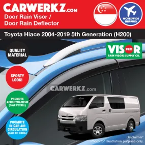 VISOR PRO Toyota Hiace 2004-2019 5th Generation (H200) Door Window Visors