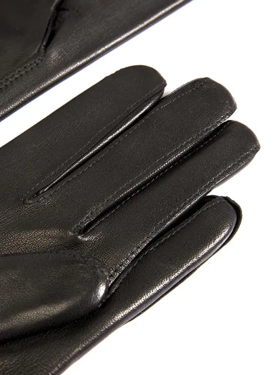 Women's Cashmere-Lined Leather Gloves