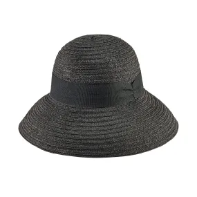 Women's Paperbraid Cloche W/ Grosgrain Band