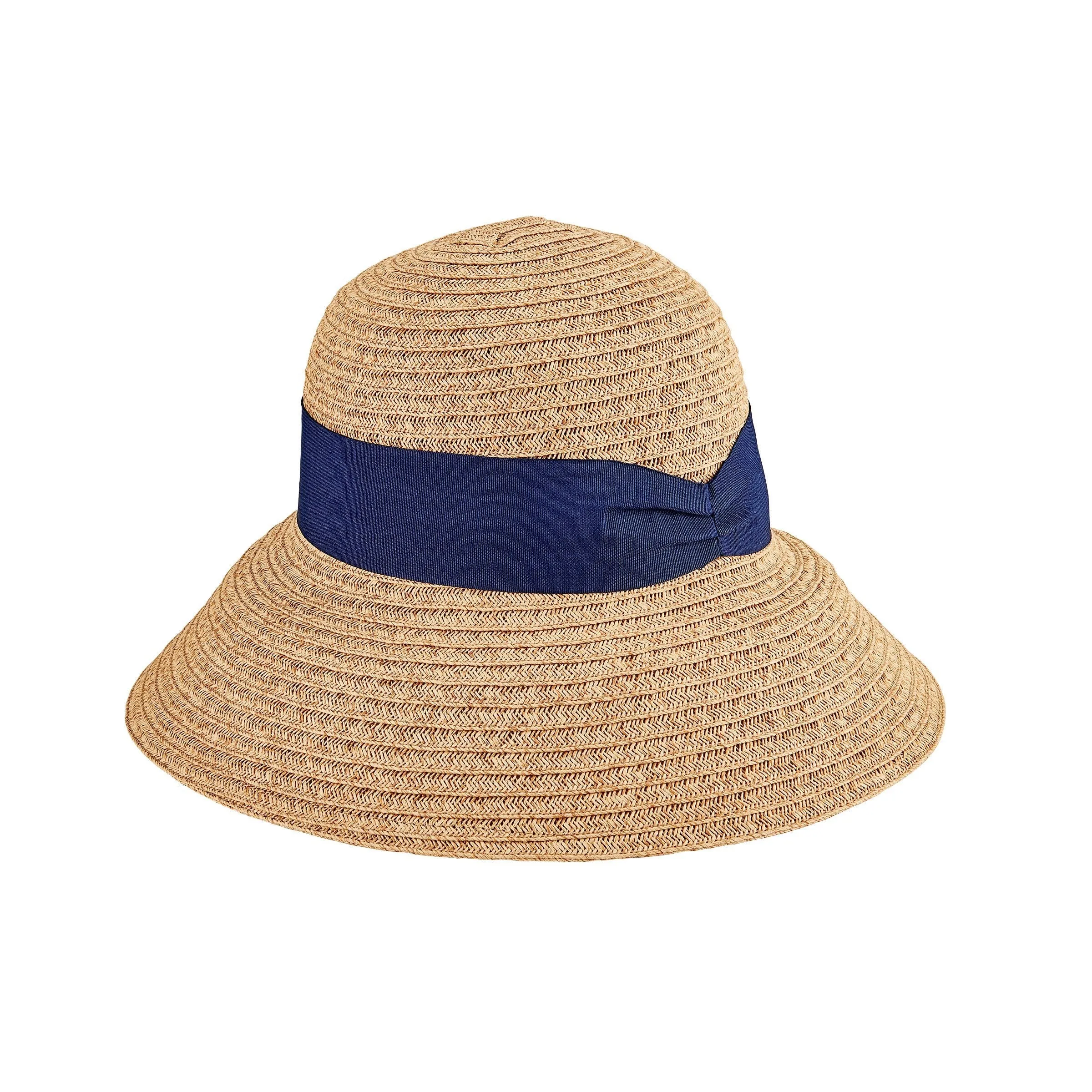Women's Paperbraid Cloche W/ Grosgrain Band