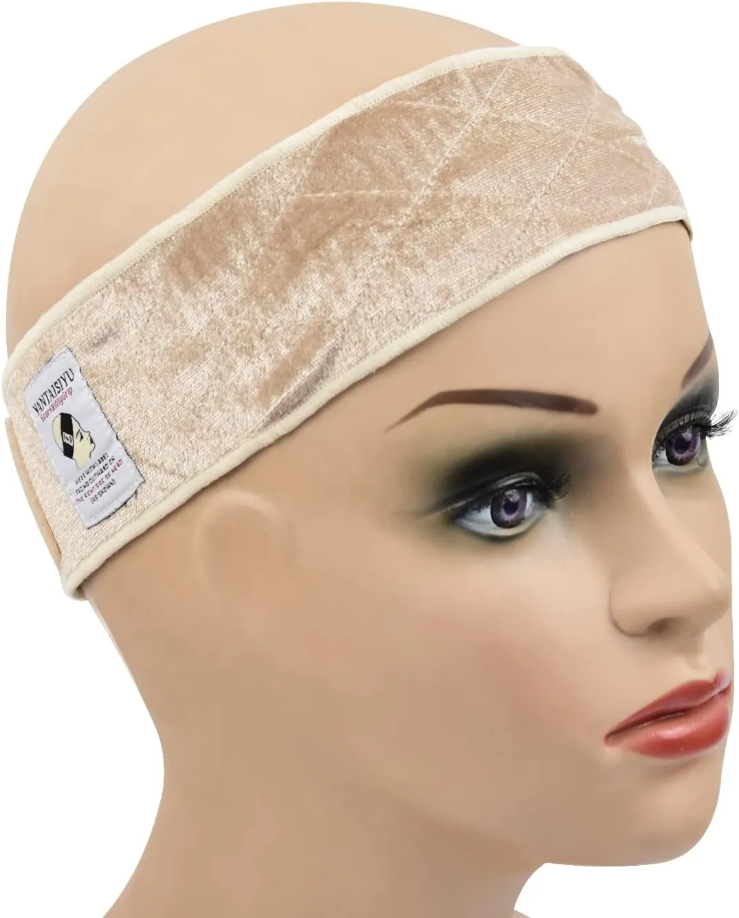 YANTAISIYU Elastic Wig Grip Headband Adjustable Wig Scarf Grip Band for Women